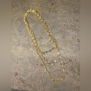 Stella & Dot Gold Customizable Length Layering Necklace